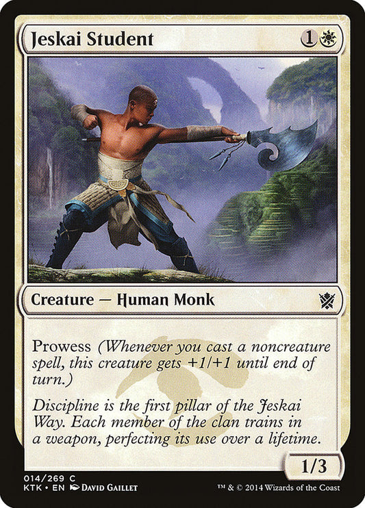 Jeskai Student [Khans of Tarkir] [Foil]