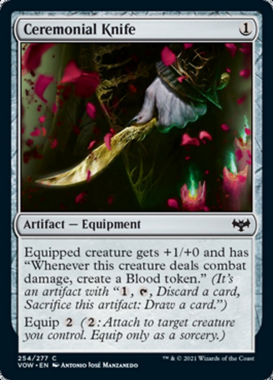 Ceremonial Knife [Innistrad: Crimson Vow] [Foil]