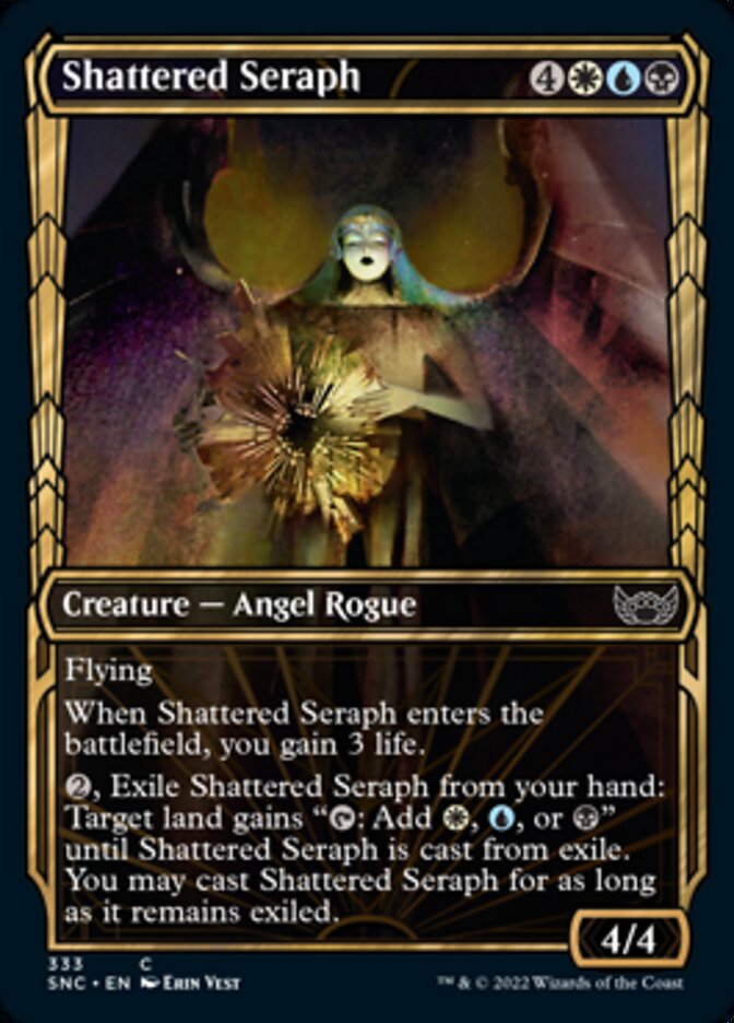 Shattered Seraph (Showcase Golden Age) [Streets of New Capenna] [Foil]