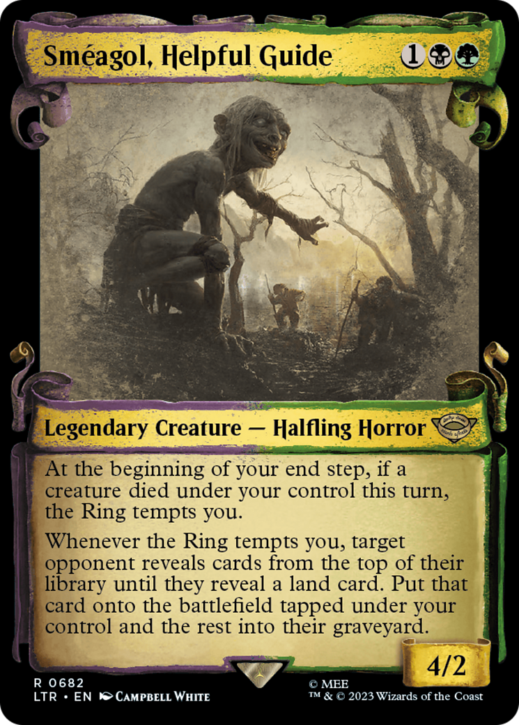 Smeagol, Helpful Guide [The Lord of the Rings: Tales of Middle-Earth Showcase Scrolls] [Foil]