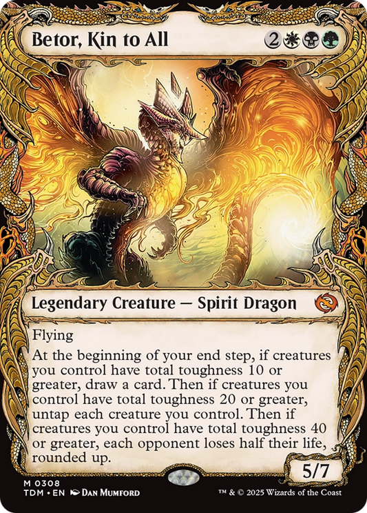 Betor, Kin to All (Showcase) [Tarkir: Dragonstorm] [Foil]