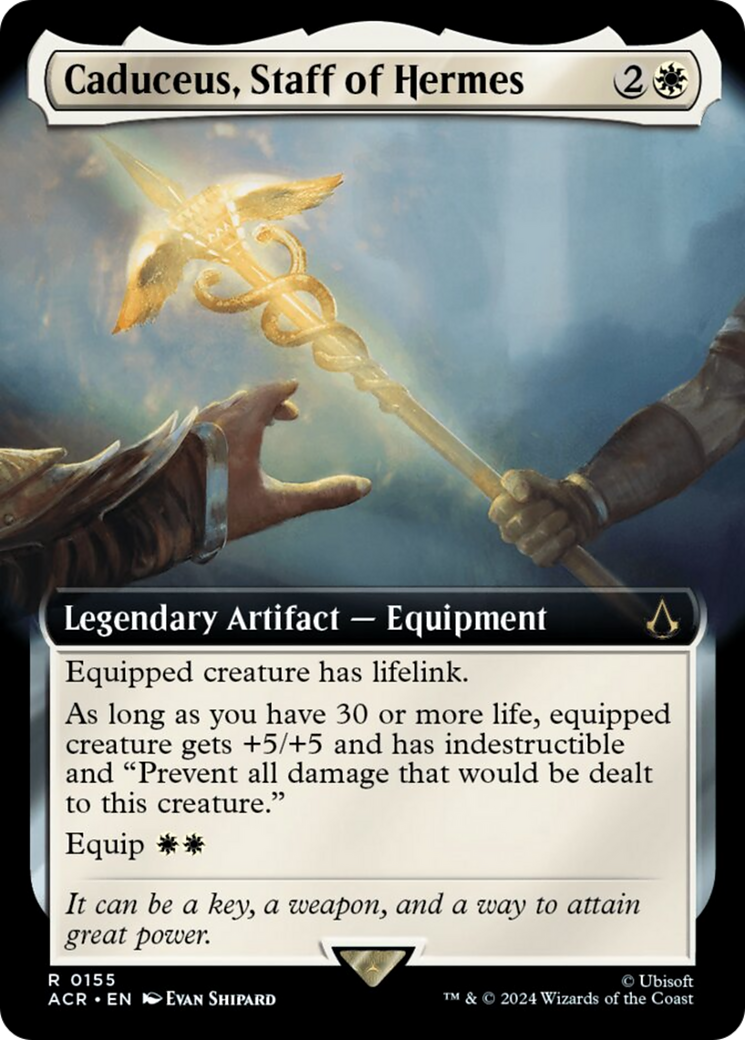 Caduceus, Staff of Hermes (Extended Art) [Assassin's Creed] [Foil]