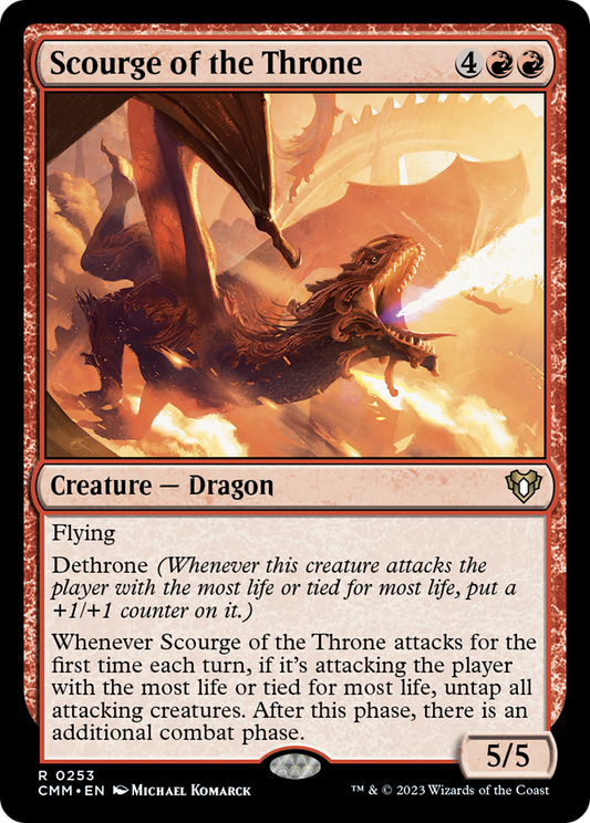 Scourge of the Throne [Commander Masters] [Foil]