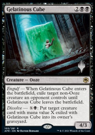 Gelatinous Cube (Promo Pack) [Dungeons & Dragons: Adventures in the Forgotten Realms Promos] [Foil]