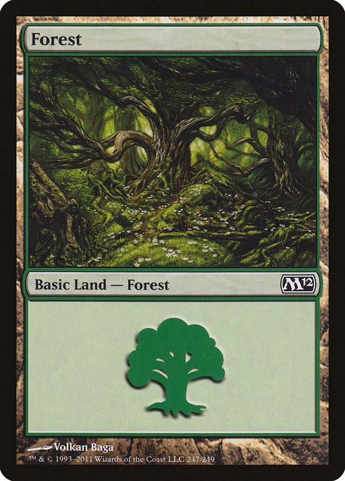 Forest (247) [Core Set 2012] [Foil]