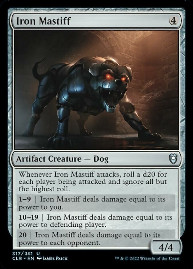 Iron Mastiff [Commander Legends: Battle for Baldur's Gate] [Foil]