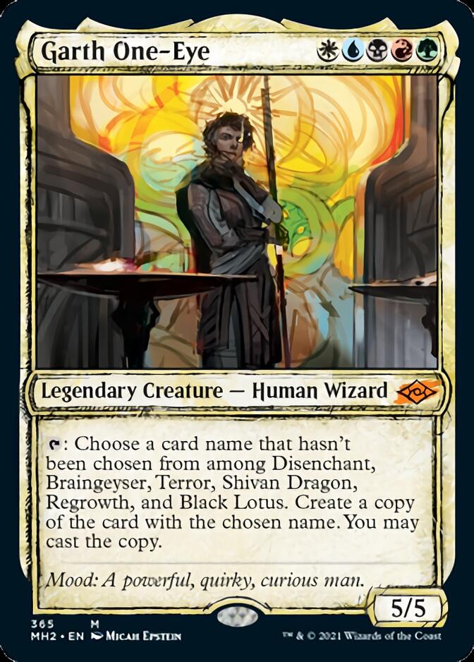 Garth One-Eye (Sketch) [Modern Horizons 2] [Foil]