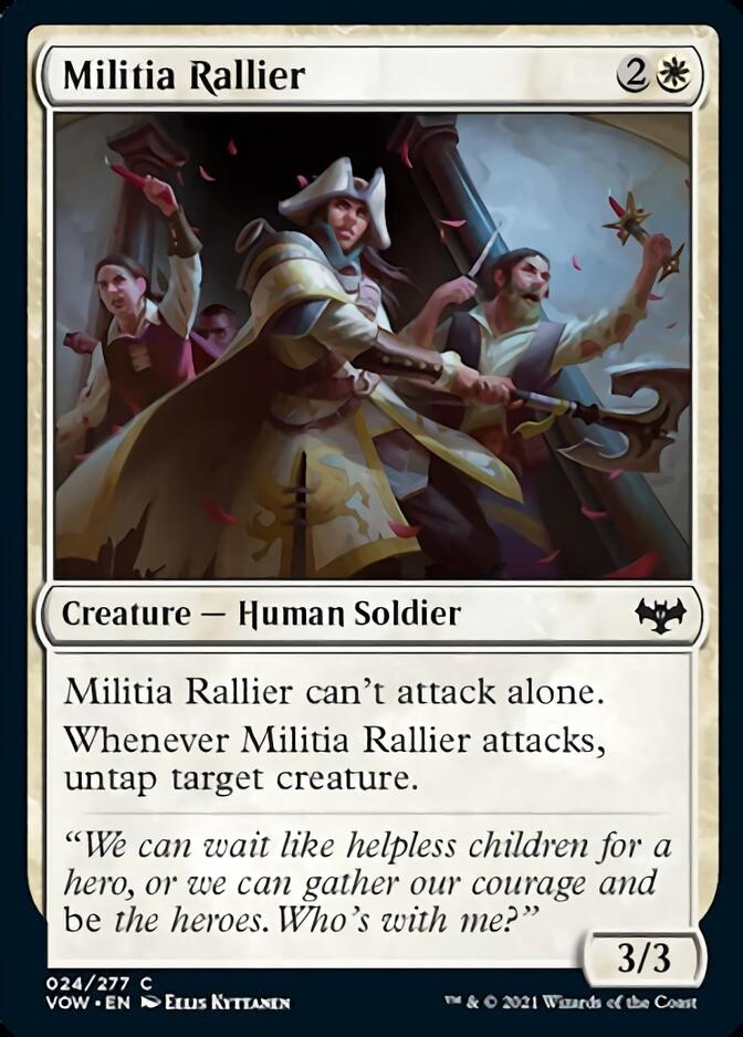 Militia Rallier [Innistrad: Crimson Vow] [Foil]