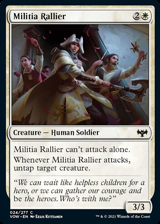 Militia Rallier [Innistrad: Crimson Vow] [Foil]