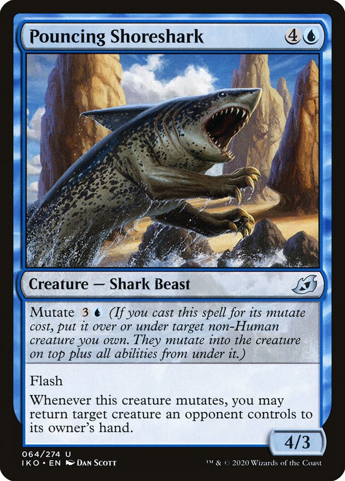 Pouncing Shoreshark [Ikoria: Lair of Behemoths] [Foil]