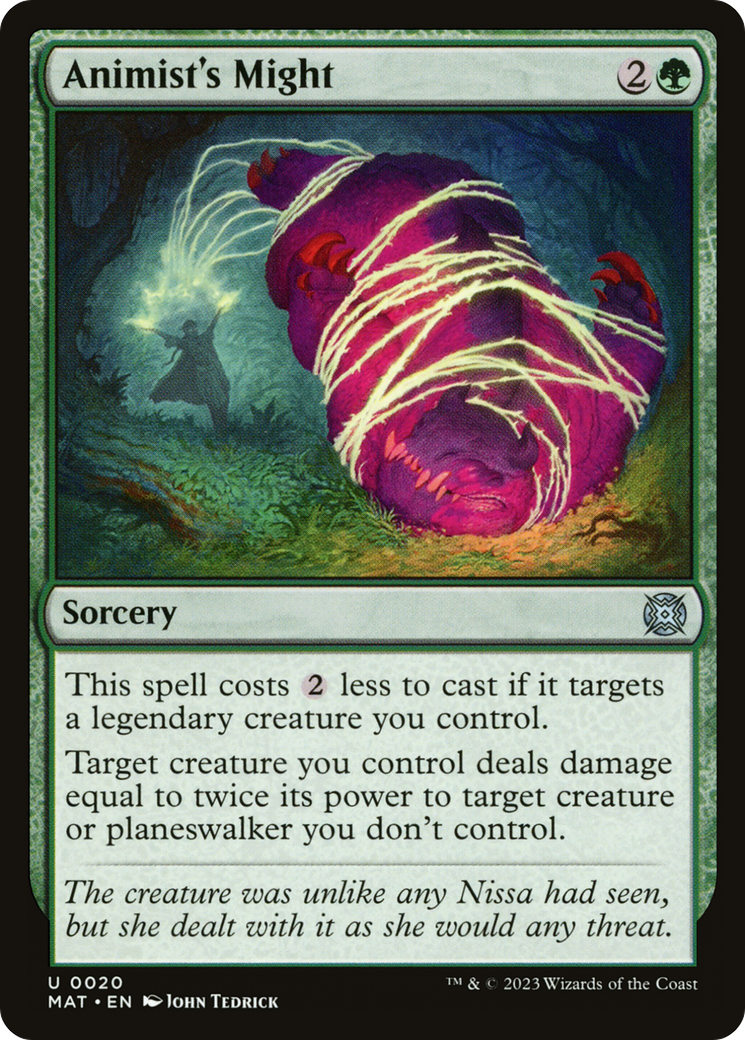 Animist's Might [March of the Machine: The Aftermath] [Foil]