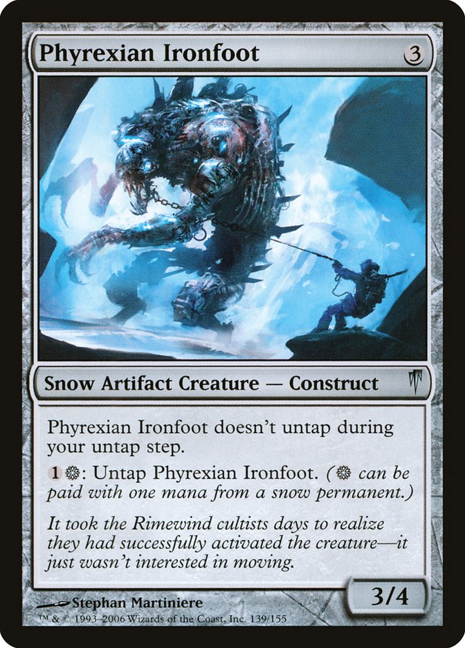 Phyrexian Ironfoot [Coldsnap] [Foil]