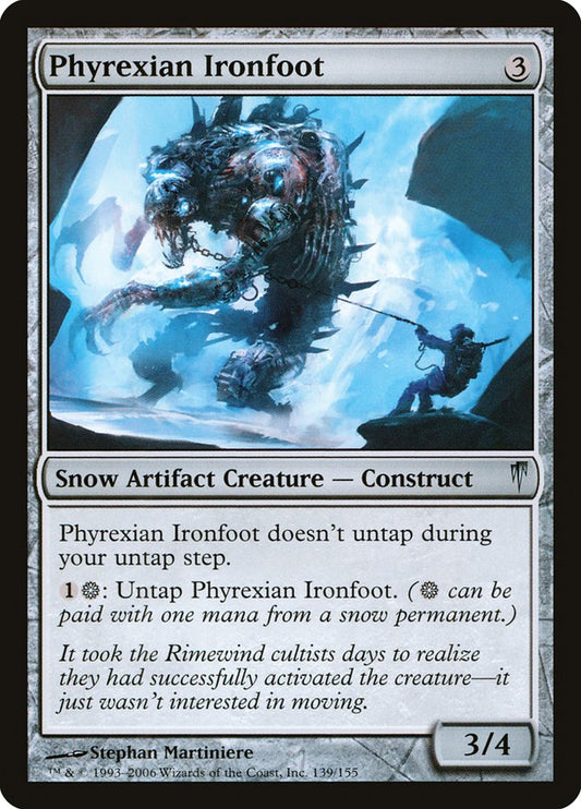 Phyrexian Ironfoot [Coldsnap] [Foil]