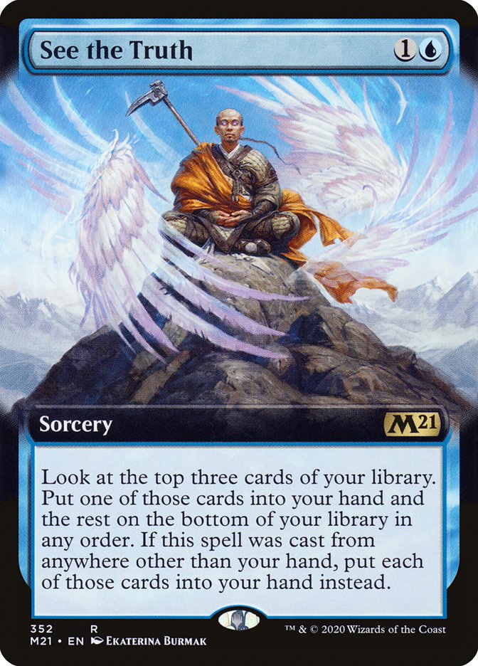 See the Truth (Extended Art) [Core Set 2021] [Foil]