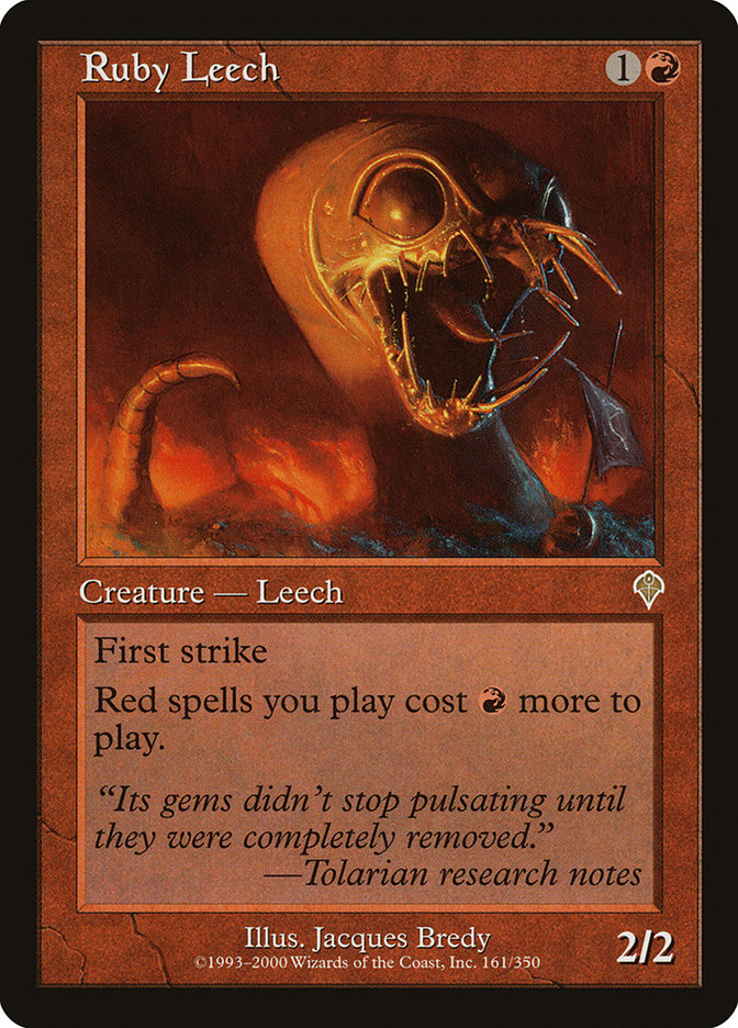 Ruby Leech [Invasion] [Foil]