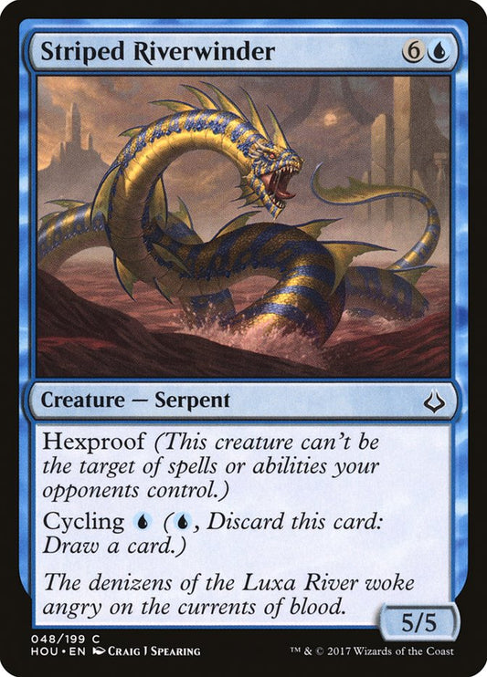 Striped Riverwinder [Hour of Devastation] [Foil]