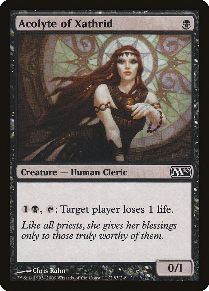 Acolyte of Xathrid [Core Set 2010] [Foil]
