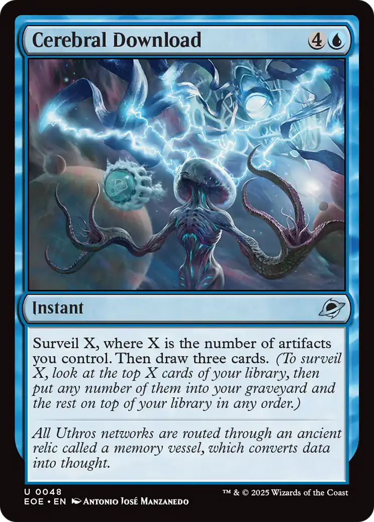 Cerebral Download [Edge of Eternities] [Foil]
