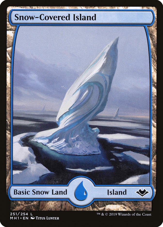 Snow-Covered Island [Modern Horizons] [Foil]