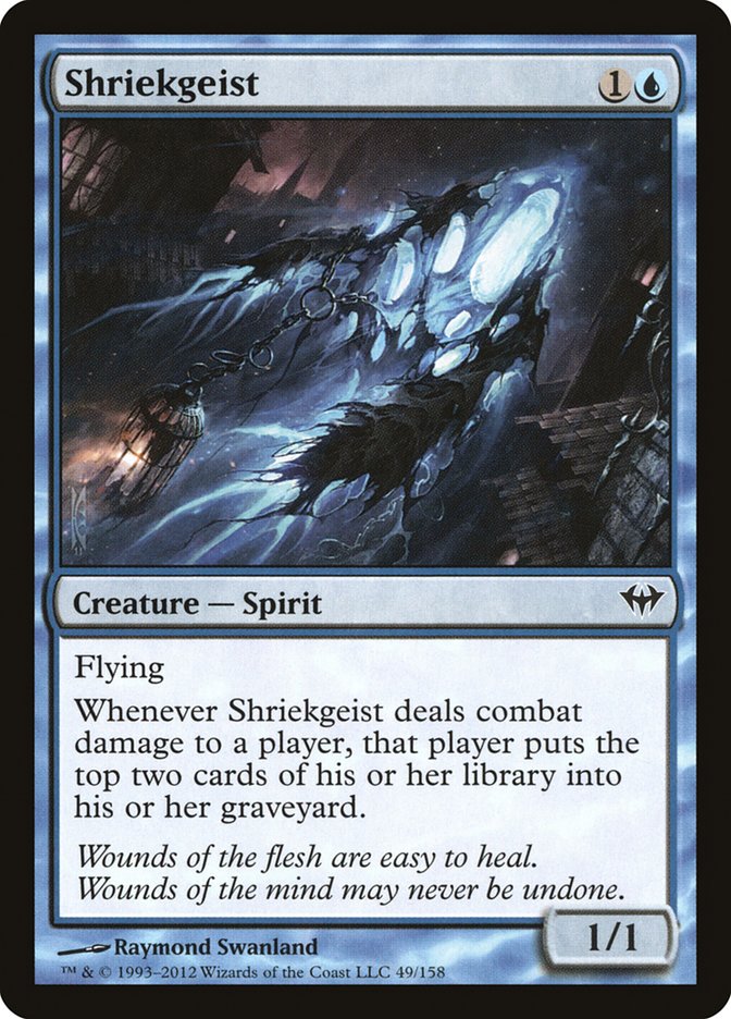 Shriekgeist [Dark Ascension] [Foil]