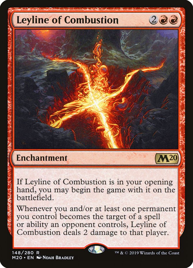 Leyline of Combustion [Core Set 2020] [Foil]