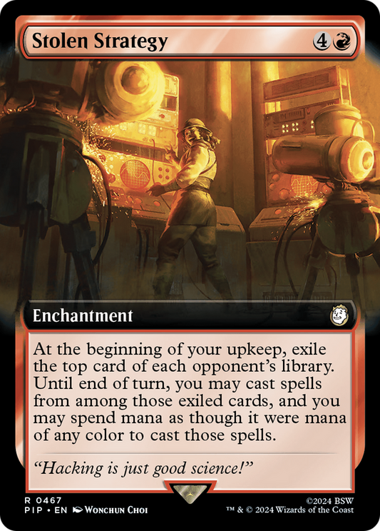 Stolen Strategy (Extended Art) [Fallout] [Foil]