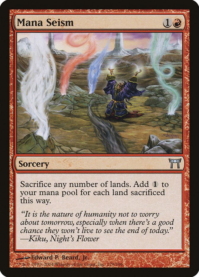 Mana Seism [Champions of Kamigawa] [Foil]
