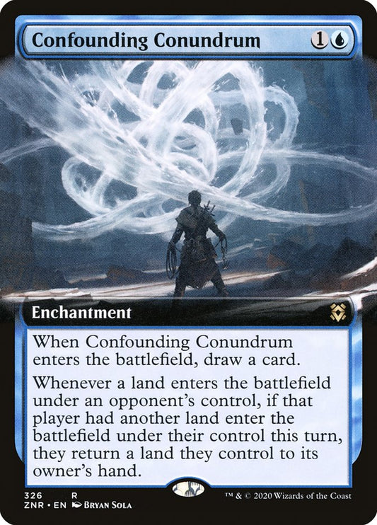 Confounding Conundrum (Extended Art) [Zendikar Rising] [Foil]
