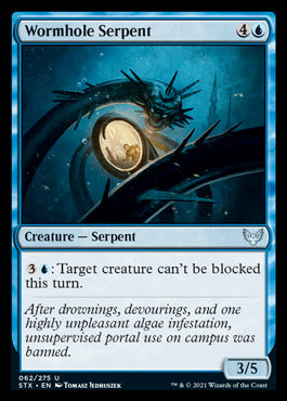 Wormhole Serpent [Strixhaven: School of Mages] [Foil]