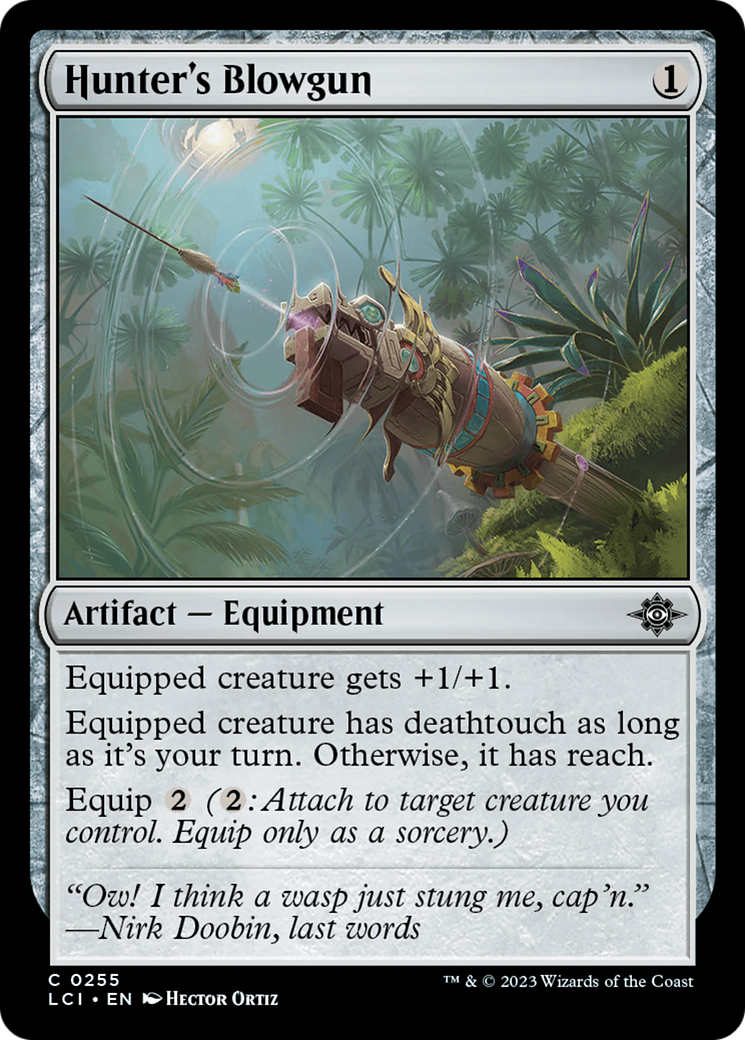 Hunter's Blowgun [The Lost Caverns of Ixalan] [Foil]