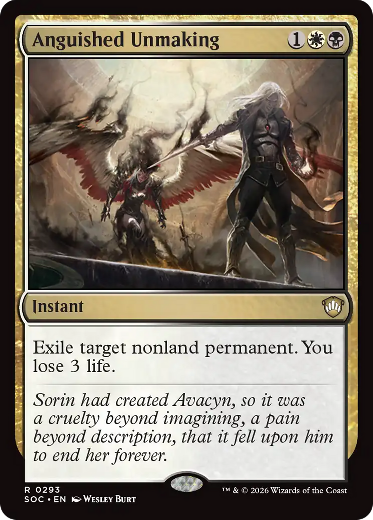 Anguished Unmaking [Secrets of Strixhaven Commander] [Foil]