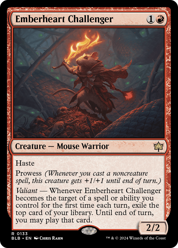 Emberheart Challenger [Bloomburrow] [Foil]