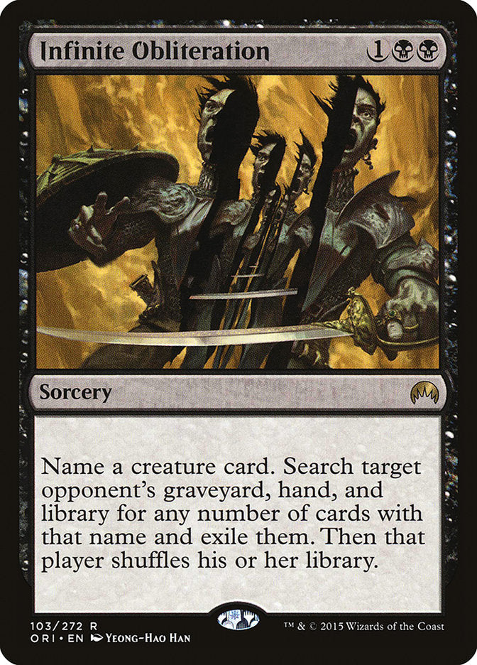 Infinite Obliteration [Magic Origins] [Foil]