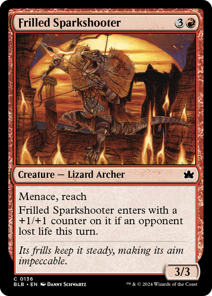 Frilled Sparkshooter [Bloomburrow] [Foil]