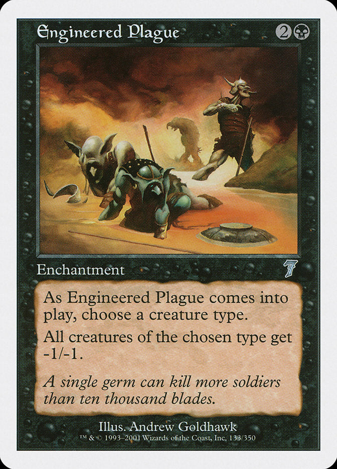 Engineered Plague [Seventh Edition] [Foil]