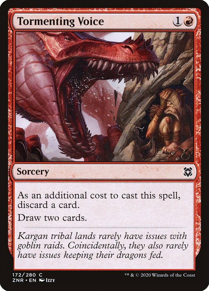 Tormenting Voice [Zendikar Rising] [Foil]
