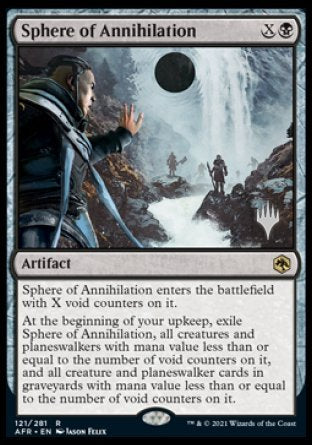 Sphere of Annihilation (Promo Pack) [Dungeons & Dragons: Adventures in the Forgotten Realms Promos] [Foil]