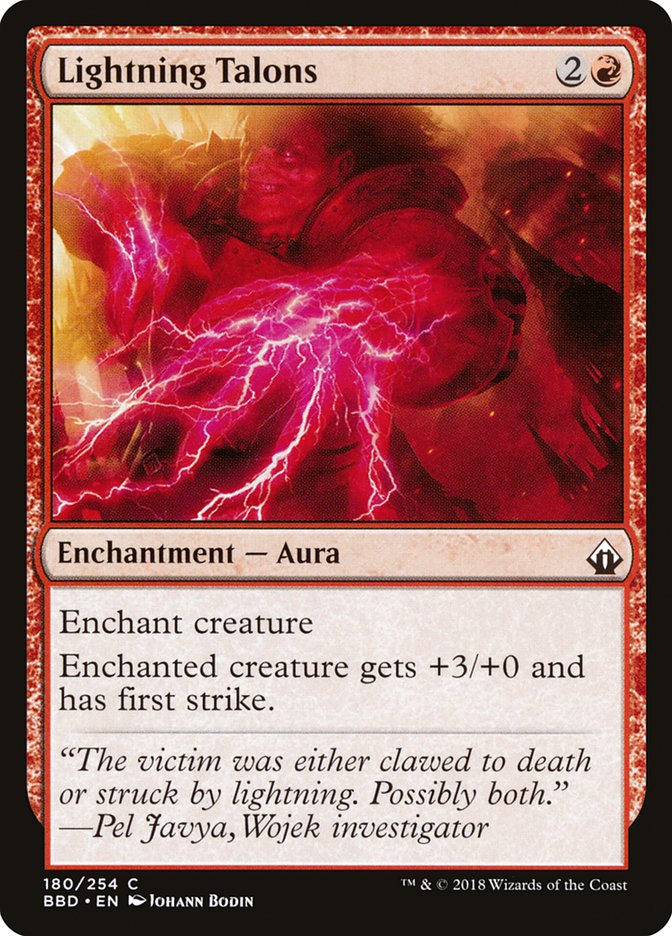 Lightning Talons [Battlebond] [Foil]