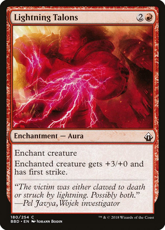 Lightning Talons [Battlebond] [Foil]
