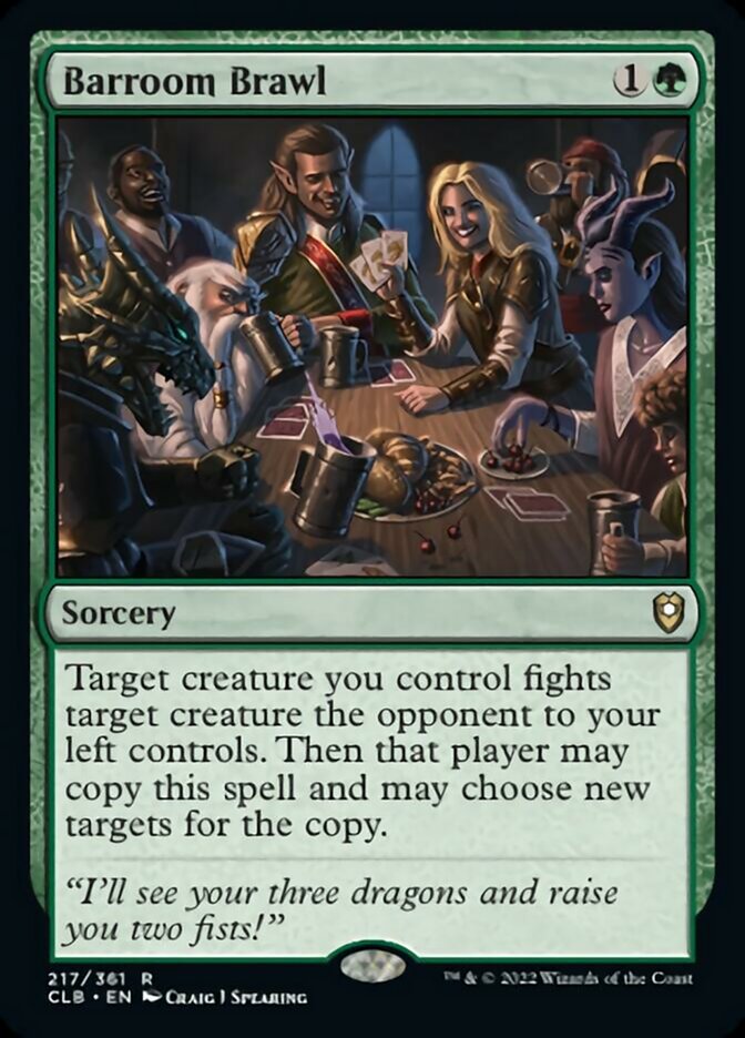Barroom Brawl [Commander Legends: Battle for Baldur's Gate] [Foil]