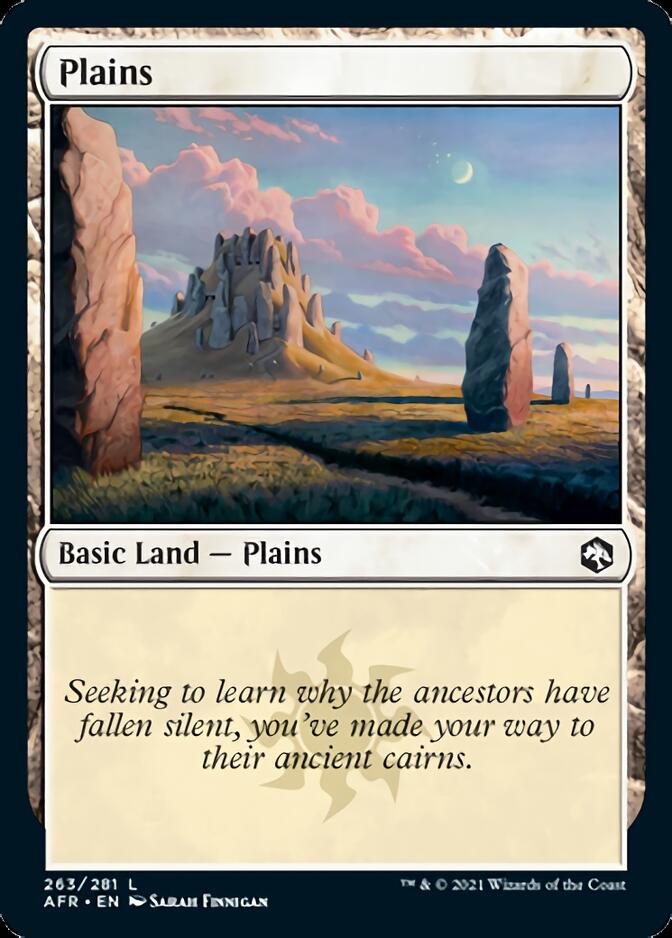 Plains (263) [Dungeons & Dragons: Adventures in the Forgotten Realms] [Foil]