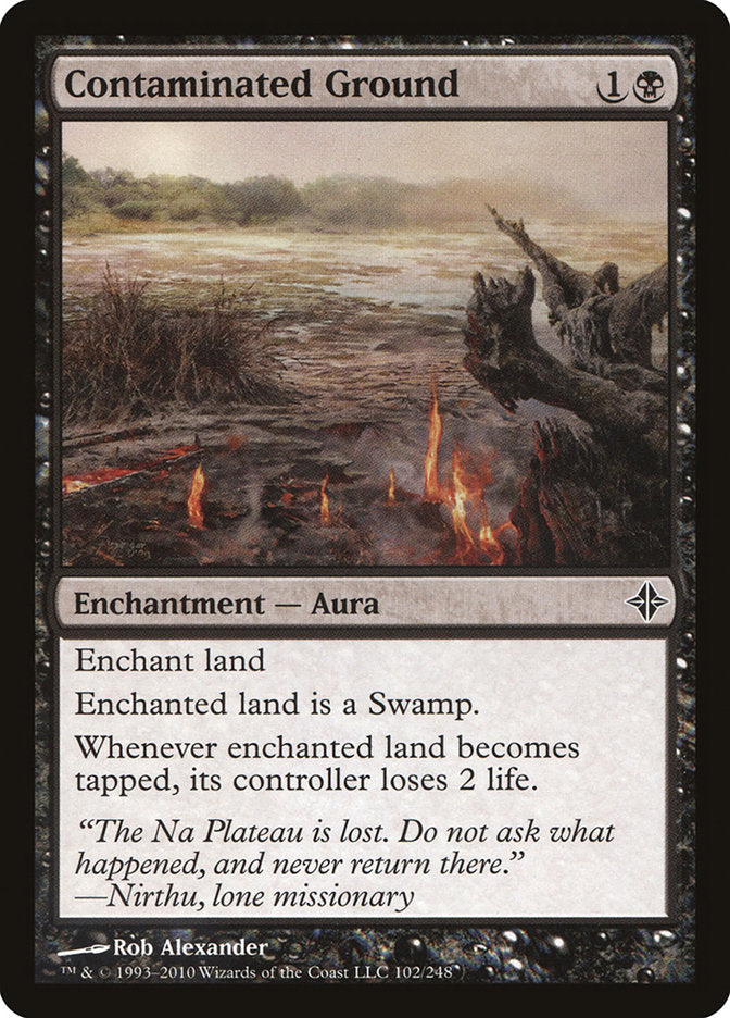 Contaminated Ground [Rise of the Eldrazi] [Foil]