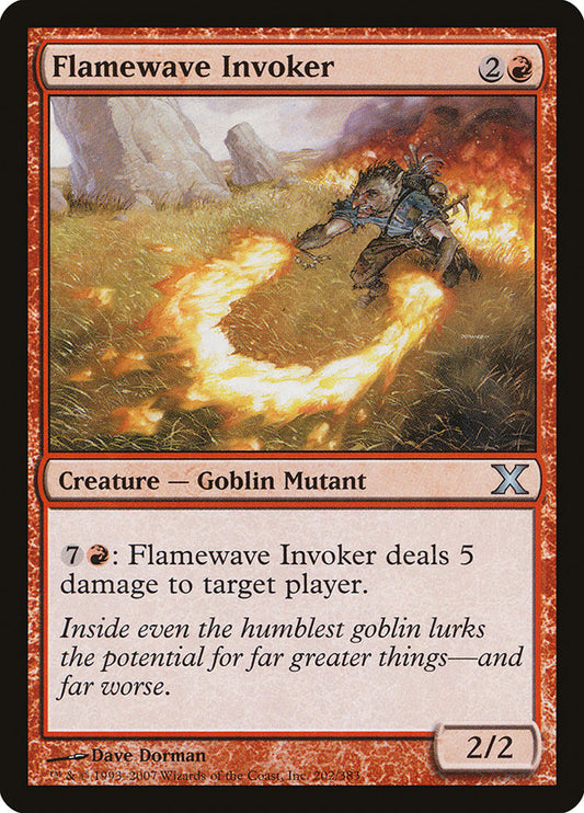 Flamewave Invoker [Tenth Edition] [Foil]
