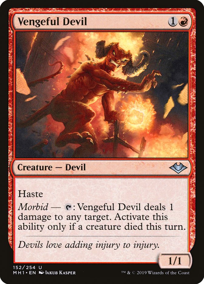 Vengeful Devil [Modern Horizons] [Foil]