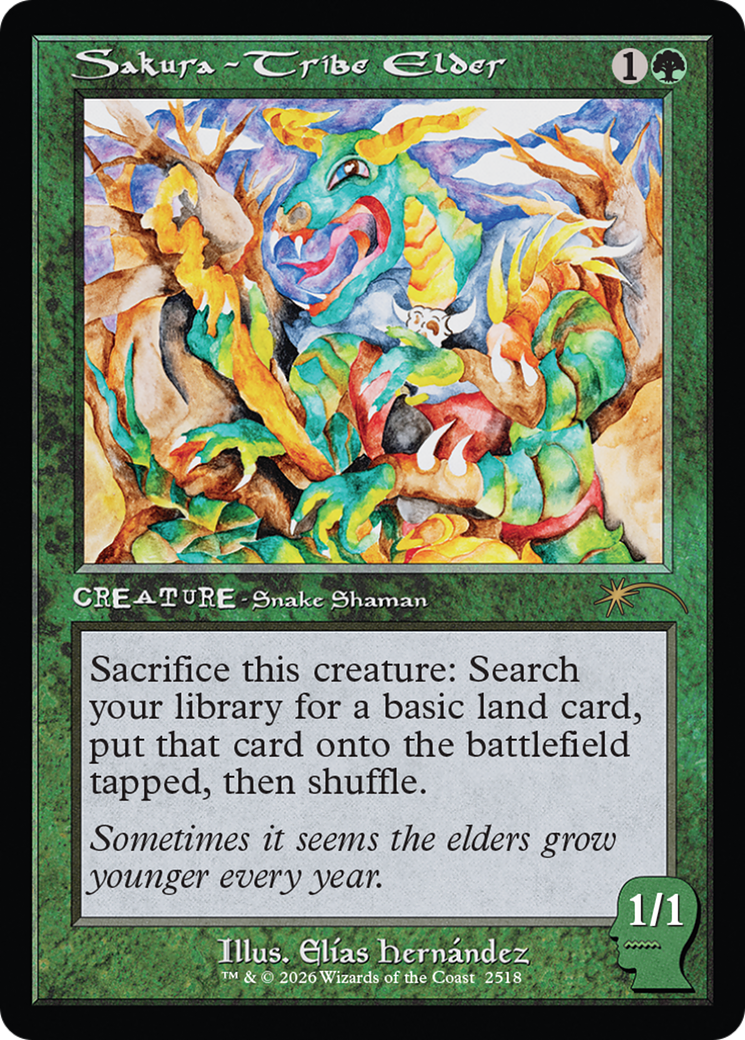 Sakura-Tribe Elder (2518) [Secret Lair Drop Series] [Foil]