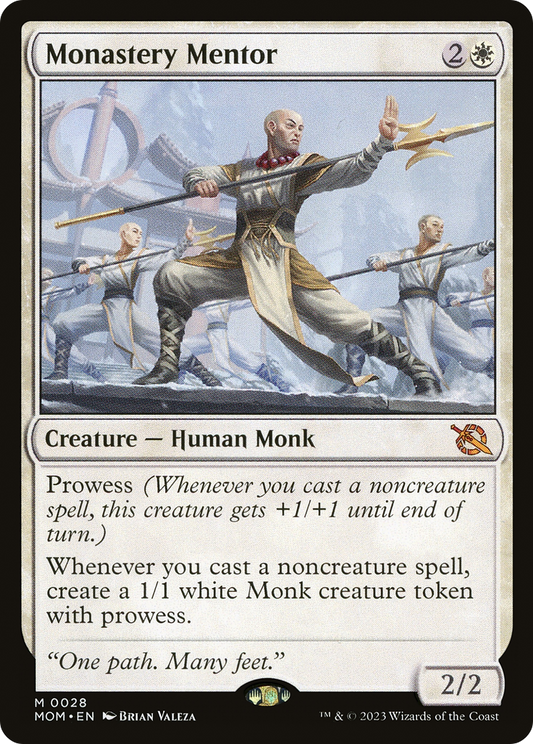 Monastery Mentor [March of the Machine] [Foil]