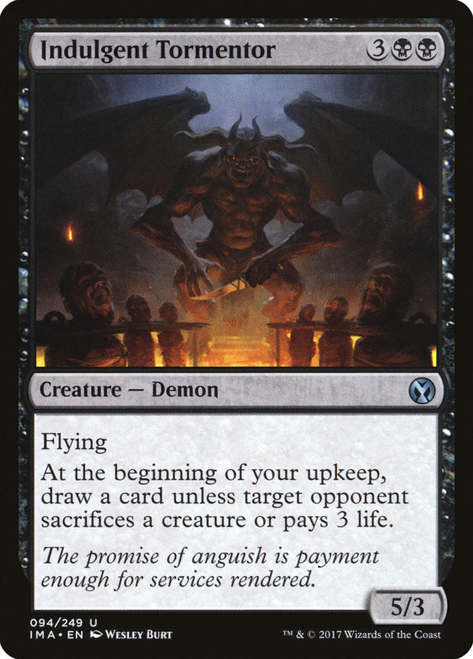 Indulgent Tormentor [Iconic Masters] [Foil]