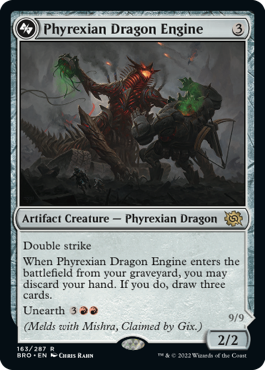 Phyrexian Dragon Engine [The Brothers' War] [Foil]