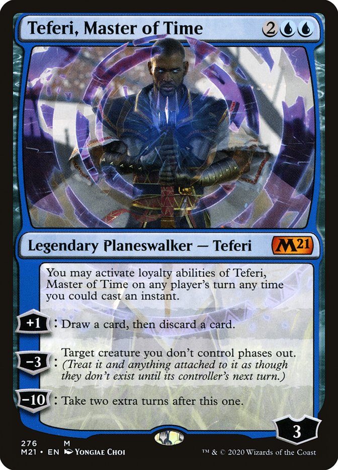 Teferi, Master of Time (276) [Core Set 2021] [Foil]