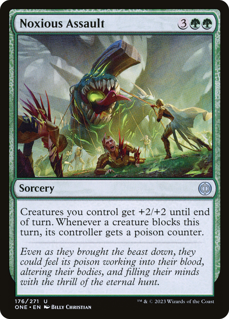 Noxious Assault [Phyrexia: All Will Be One] [Foil]